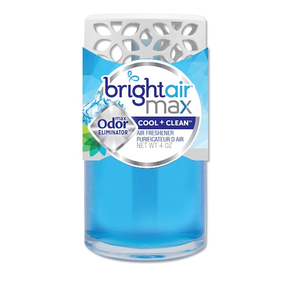 Bright Air Max Scented Oil Air Freshener, Cool and Clean, 4 oz - 900439EA
