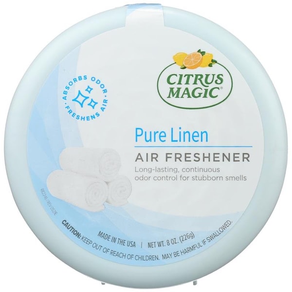 Citrus Magic Citrus Magic Pure Linen Scent Air Freshener 8 oz Solid - 616471671-6PK