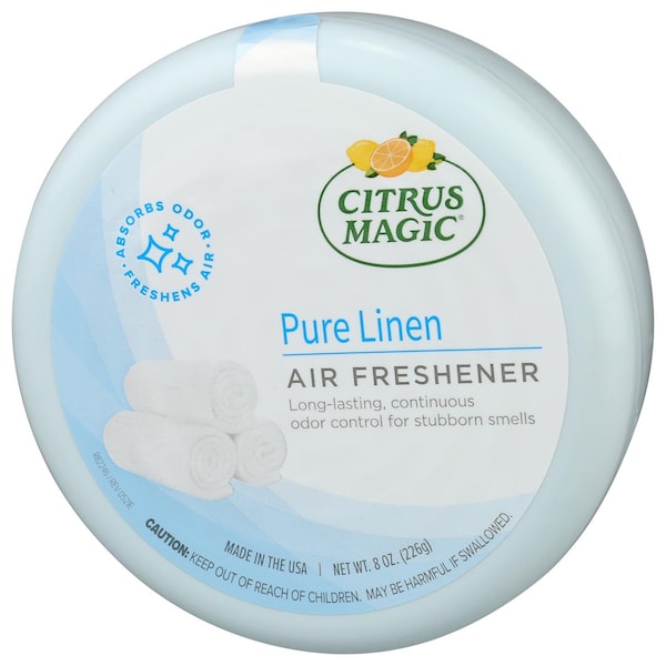 Citrus Magic Citrus Magic Pure Linen Scent Air Freshener 8 oz Solid - 616471671-6PK