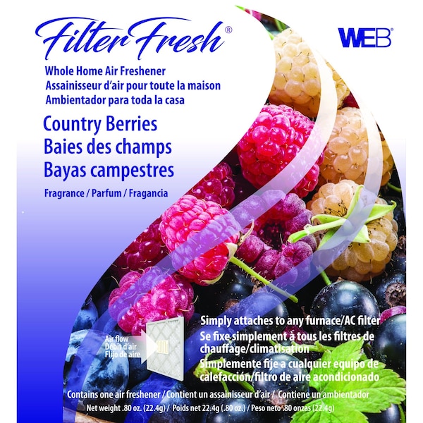 Filter Fresh Web FilterFresh Country Berry Scent Air Freshener 0.8 oz Gel - WMULB