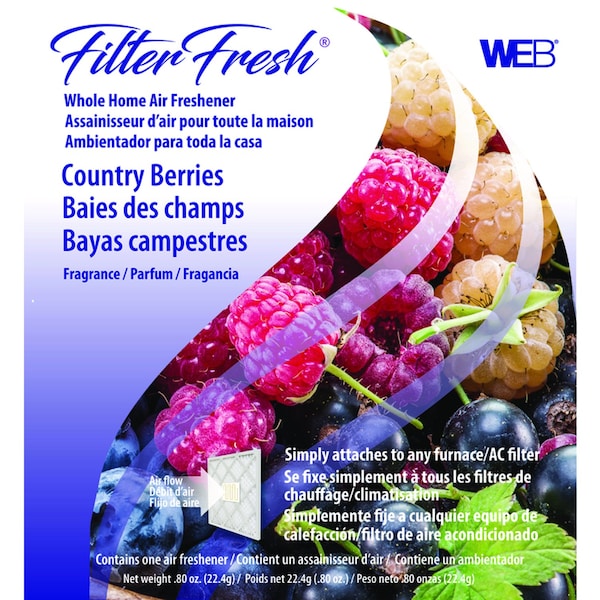Filter Fresh Web FilterFresh Country Berry Scent Air Freshener 0.8 oz Gel - WMULB