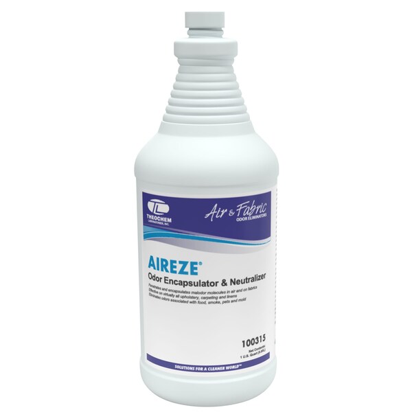 Theochem AIREZE - 12/1 QT CASE, Odor Encapsulator & Neutralizer, 12PK - 100315-99990-1Q