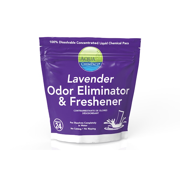 Aqua Chempacs Odor Elminator & Freshener / Lavender - 4-2970