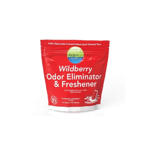 Aqua Chempacs Odor Elminator & Freshener / Wildberry - 4-0997