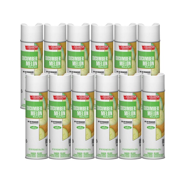 Chase Products Sprayon dry air fresheners net 10 oz. Cucumber Melon., 12PK - 5354