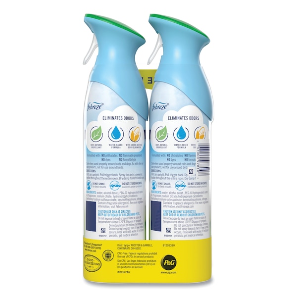 Febreze AIR, Gain Original, 8.8 oz Aerosol, PK12 - 97810
