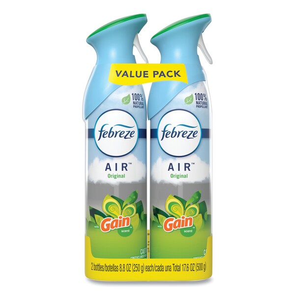 Febreze AIR, Gain Original, 8.8 oz Aerosol, PK12 - 97810