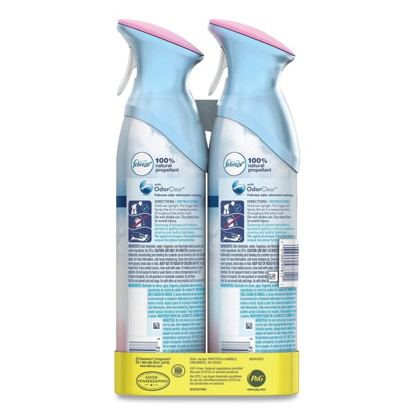 Febreze AIR, Downy April Fresh, 8.8 oz Aerosol Spray, PK2, 2PK - 97812