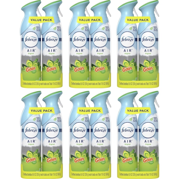 Febreze Air Refresher, Gain Original Scent, 8.8 oz. Multi, PK 6 - PGC97810CT