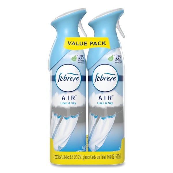 Febreze AIR, Linen & Sky, 8.8 oz Aerosol, PK12 - 97799