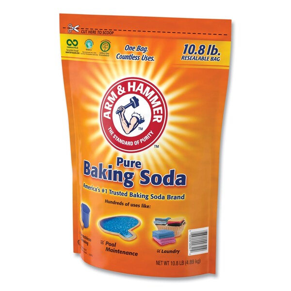 Arm & Hammer Baking Soda, 10.8 lb Bag, 4PK - 3320000341