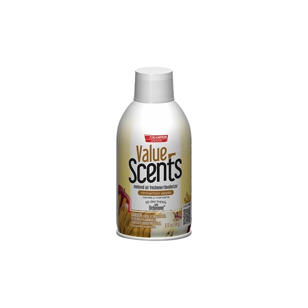 Chase Products Sprayon ValueScents net weight 6.17 oz. Cinnamon Apple. 1 Can - 5373-1