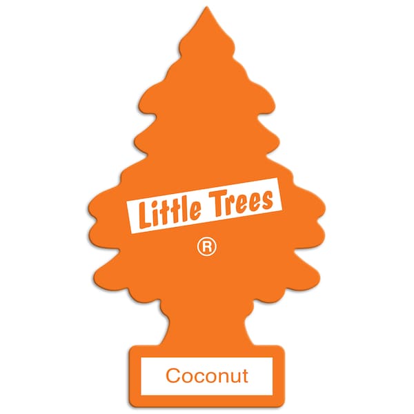 Car-Freshner Little Tree Air Fresheners 2-Pack, Coconut - U2S22017
