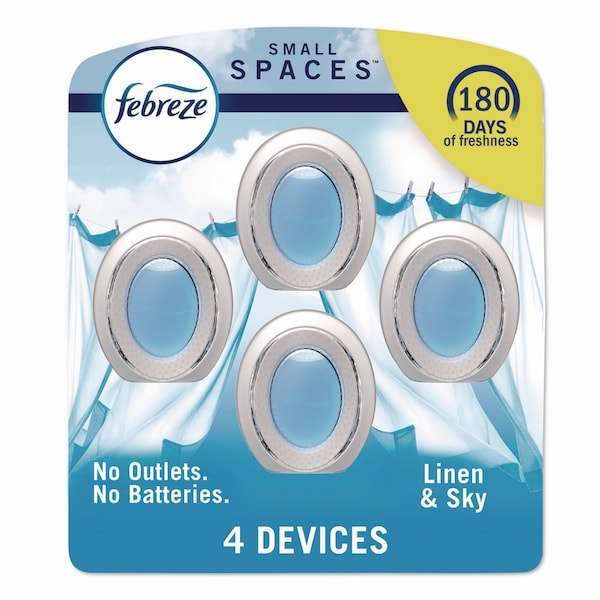 Febreze smallSPACES, Linen and Sky, 0.25 oz, 4PK - 2572