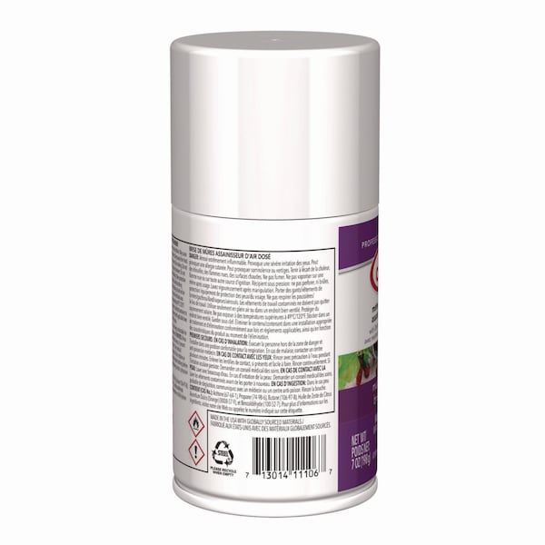 Claire Metered Air Freshener, Mulberry Scent, 7 oz Aerosol Spray, 12PK - 1000003935