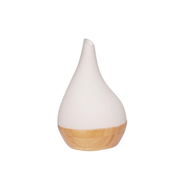 Ecogecko EcoGecko 75101 Aromatherapy Bamboo Base with Glass Top Essential Oil Diffuser - 75101