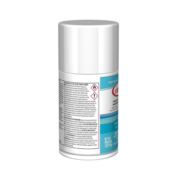 Claire Metered Air Freshener, 7 oz Aerosol Spray, Tropic Breeze, 12PK - 1000003936