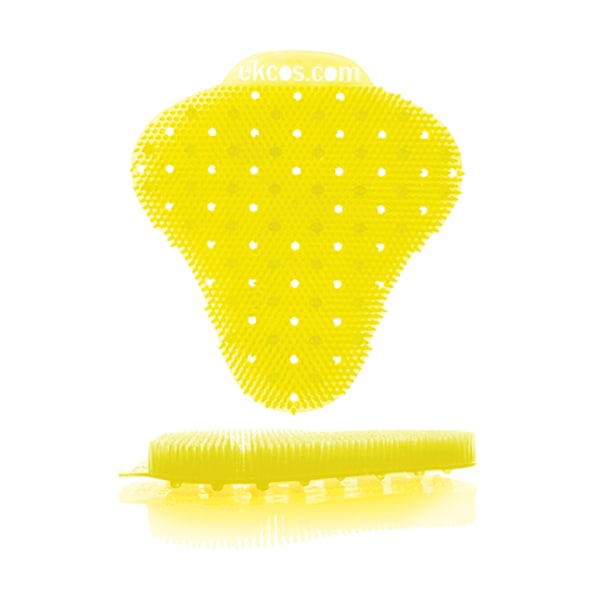 Ekcos Innovations Ekcoscreen AntiSplash Urinal Screen Yellow/No Fragrance, PK12 - EKS-5Y-12