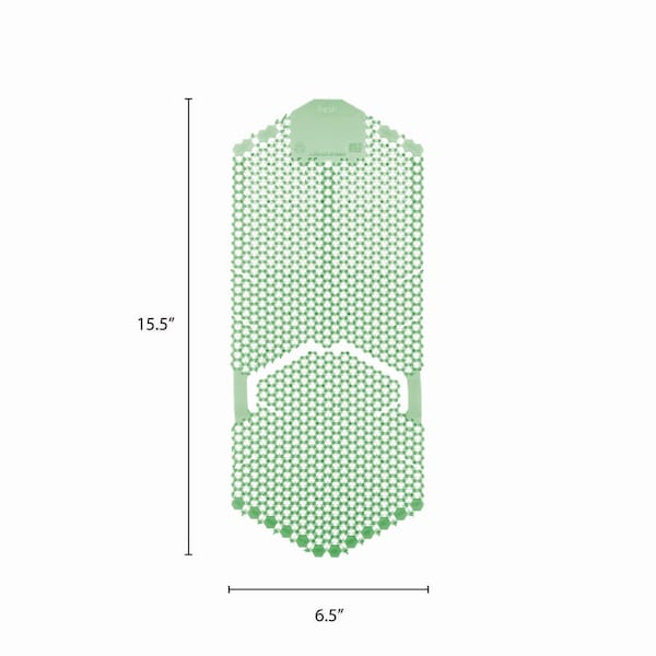 Fresh Products Tsunami, Urinal Screen, Cucumber Melon, 5.22 oz, Green, 6PK - TSU-F-006I006I-02
