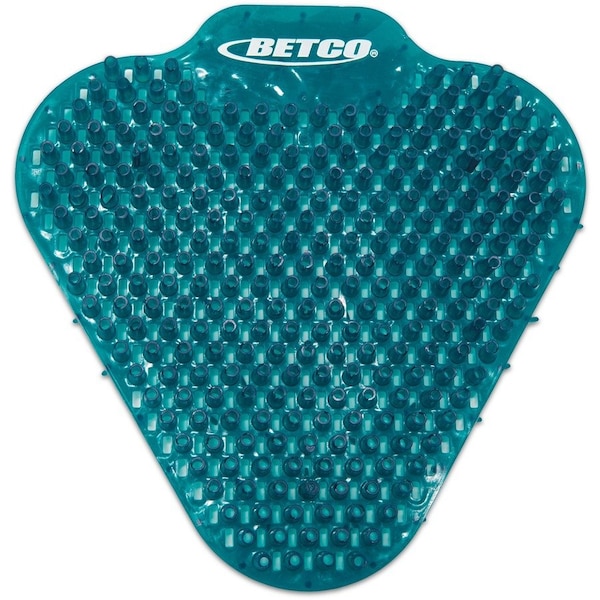 Betco Anti-Splash Urinal Screen, Ocean Breeze Scented, Turquoise, 60PK - 987D700