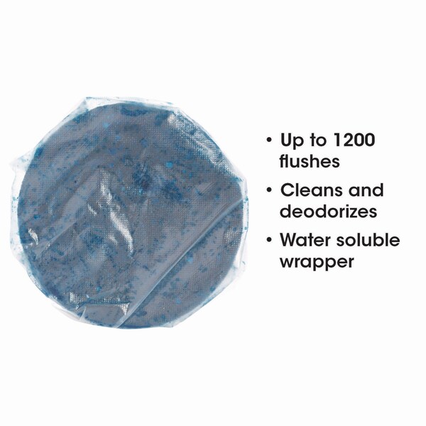 Fresh Products Drop-In Tank Non-Para Cleaner Block, Unscented, Blue, PK72 - FRS 24-DI