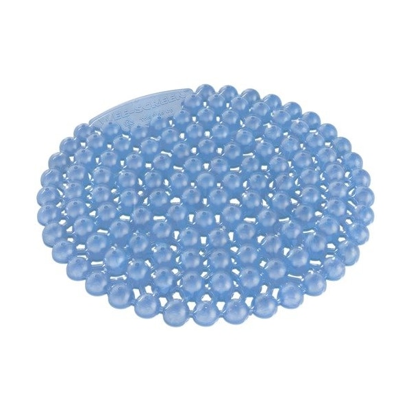 Vectair Systems Urinal Screen, Linen Breeze, 6-3/5inx6-3/5inx1/4in, Blue, 10PK - VTSWSCRNLIN