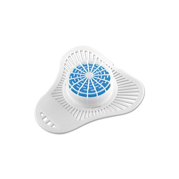 Clean Control OdoBan, Urinal Screen W/non-Para Deodorizer Block, Cherry Scent, White/pink, 12PK - 95896212