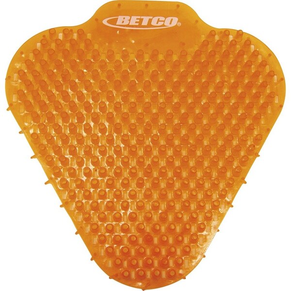 Betco Anti-Splash Urinal Screen, Citrus Scented, Orange, 60PK - 988D700