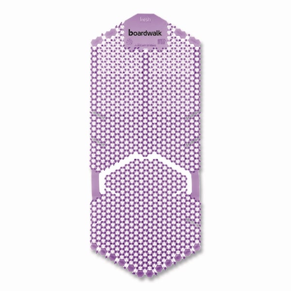 Boardwalk Vertical Urinal Screen, Lavender Scent, Purple, 5.22 oz, 6PK - TSU-P-006I006I-11-AAS80