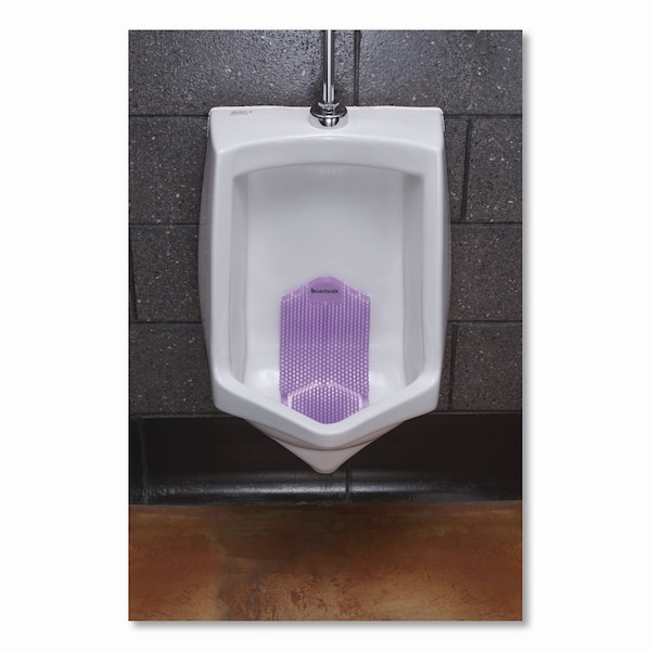 Boardwalk Vertical Urinal Screen, Lavender Scent, Purple, 5.22 oz, 6PK - TSU-P-006I006I-11-AAS80