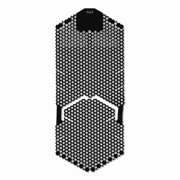 Boardwalk Vertical Urinal Screen, Midnight Coast Scent, Black, 5.22 oz, 6PK - TSU-P-006I006I-56-AAS80