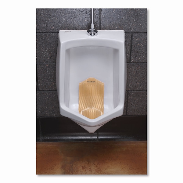 Boardwalk Vertical Urinal Screen, Summer Sunshine Scent, Yellow, 5.22 oz, 6PK - TSU-P-006I006I-25-AAS80