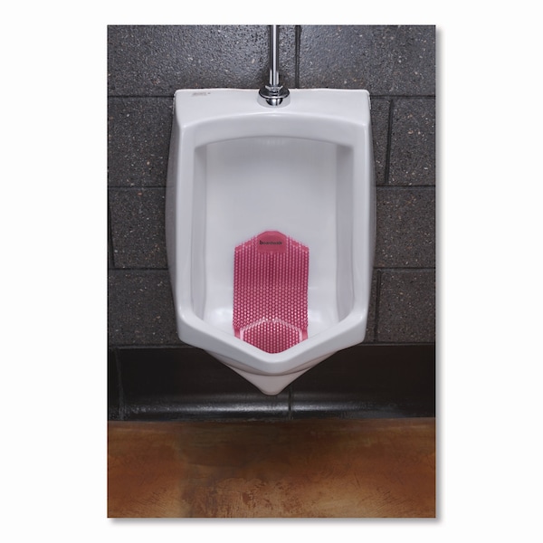 Boardwalk Vertical Urinal Screen, Spiced Apple Scent, Red, 5.22 oz, 6PK - TSU-P-006I006I-01-AAS80