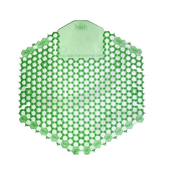 Fresh Products 3WDS-F-09- Wave 3D Urinal Screen Red Kiwi Grapefruit Scent, 10PK - 3WDS60-KG-BOX
