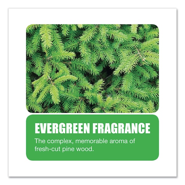 Big D Non-Para Urinal Screen, Lasts 30 Days, White, Evergreen, PK12 - 066000