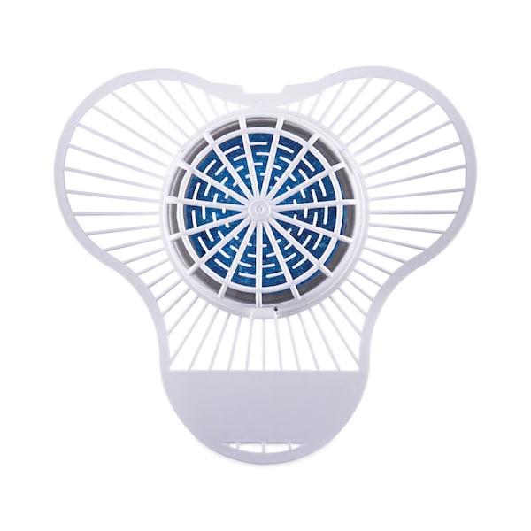 Boardwalk Urinal Screen w/Non-Para Cleaner Block, Green Apple, PK12 - BWKNUS