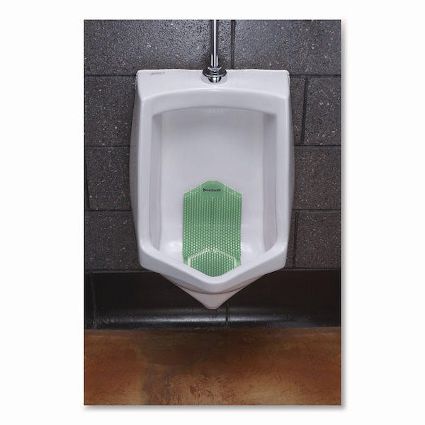 Boardwalk Vertical Urinal Screen, Cucumber Melon Scent, Green, 5.22 oz, 6PK - TSU-P-006I006I-02-AAS80