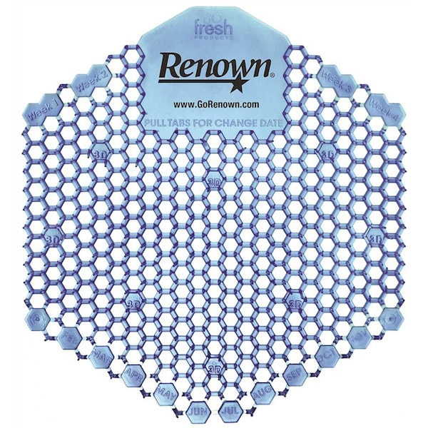 Renown Wave 3D Cotton Blossom Urinal Screen, 10PK - REN03123