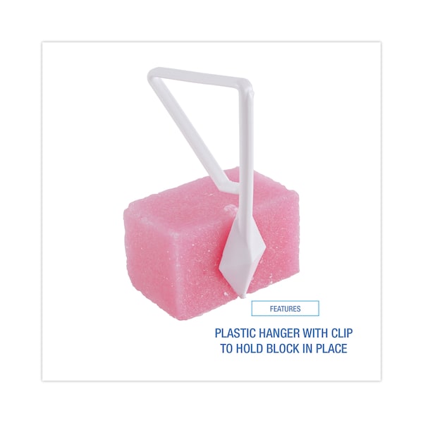 Boardwalk Toilet Bowl Para Deodorizer Block, Cherry, 4oz, PK144 - BWKB04CT