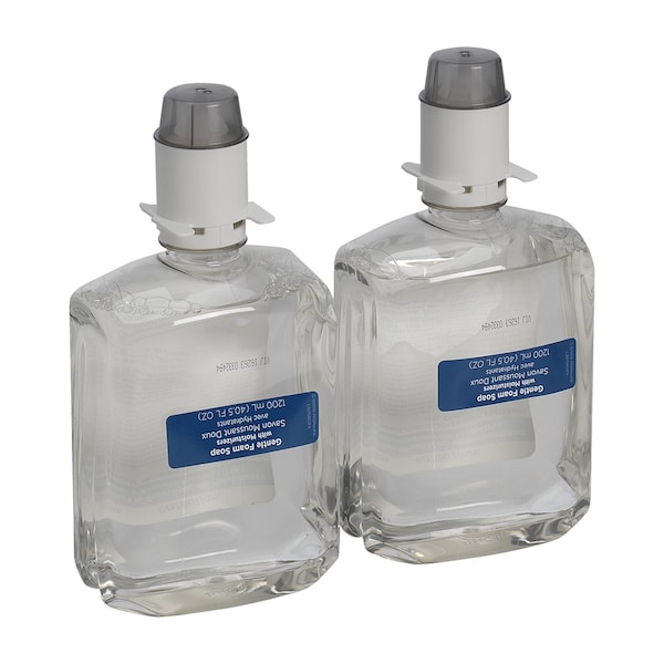 Georgia-Pacific enMotion Foam Hand Soap Cartridge, 1,200 mL, Fragrance Free, 2 Pack - 42714