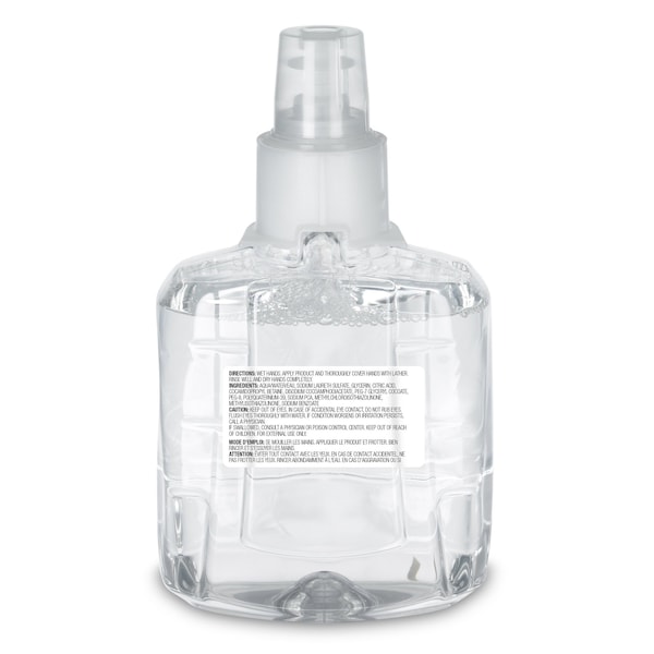 Gojo Hand Soap Refill, Series LTX-12, 1,200 mL, Foam, Fragrance Free, 2 PK - 1911-02