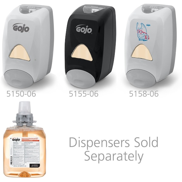 Gojo 1,250 mL Foam Hand Soap Cartridge - 5162-04