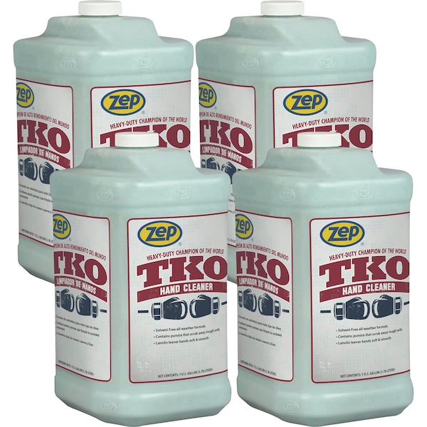 Zep 1 gal (3.8 L) TKO Hand Cleaner 4 PK - ZPER54824CT