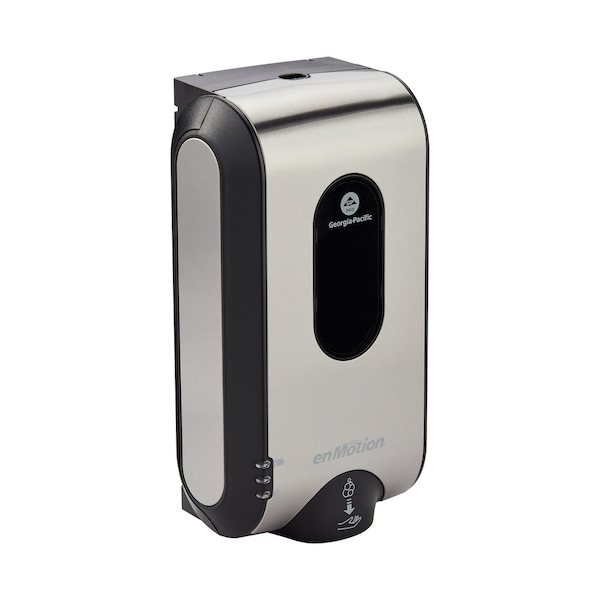 Georgia-Pacific enMotion Gen 2 Automatic Soap/Sanitizer Dispenser, Foam, Wall-Mount, 1200 ml Refill Size, SS - 52060