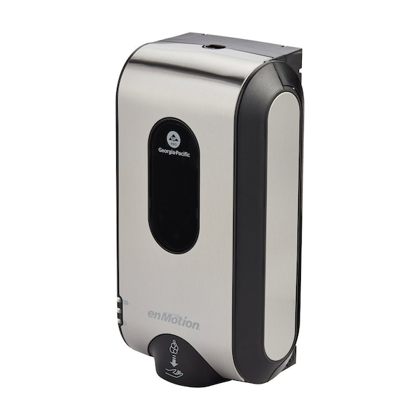Georgia-Pacific enMotion Gen 2 Automatic Soap/Sanitizer Dispenser, Foam, Wall-Mount, 1200 ml Refill Size, SS - 52060