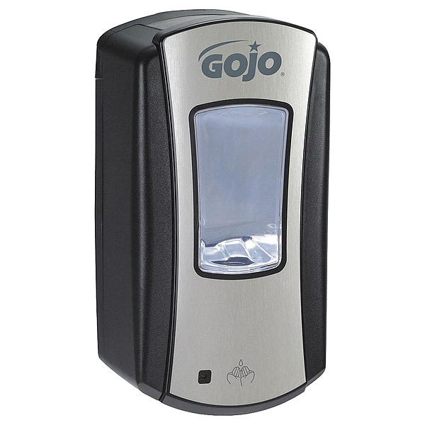 Gojo LTX-12 1200mL Foam Soap Dispenser, Touch-Free, Chrome/Black - 1919-04