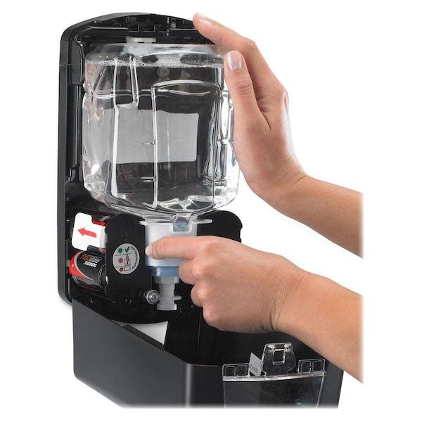 Gojo LTX-12 1200mL Foam Soap Dispenser, Touch-Free, Chrome/Black - 1919-04