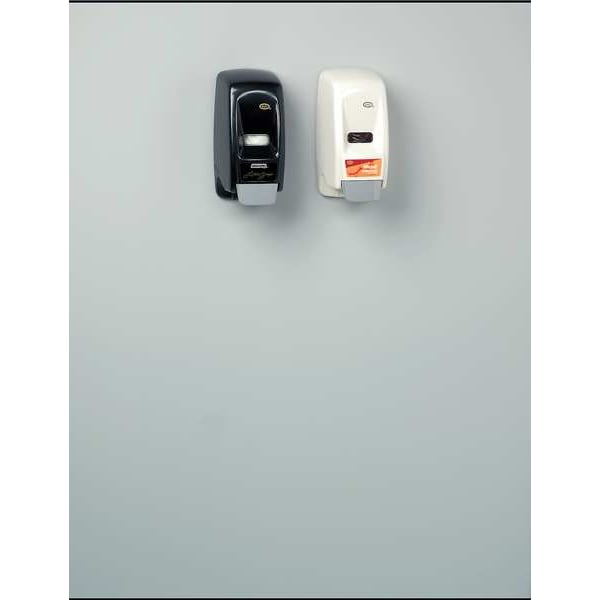 Gojo Bag-in-Box Dispenser, Lotion Soap, Push-Style, 800 mL, Wall-Mount, Black - 9033-12