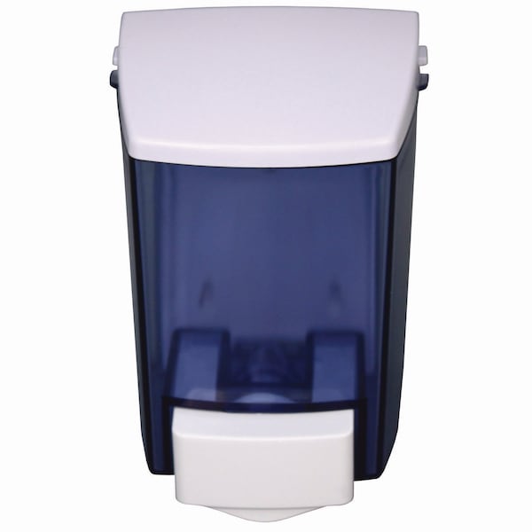 Impact Products ClearVu Encore Liquid Soap Dispenser, 30oz, 4.5 in x4 in x6.25 in, Black/White - 9330