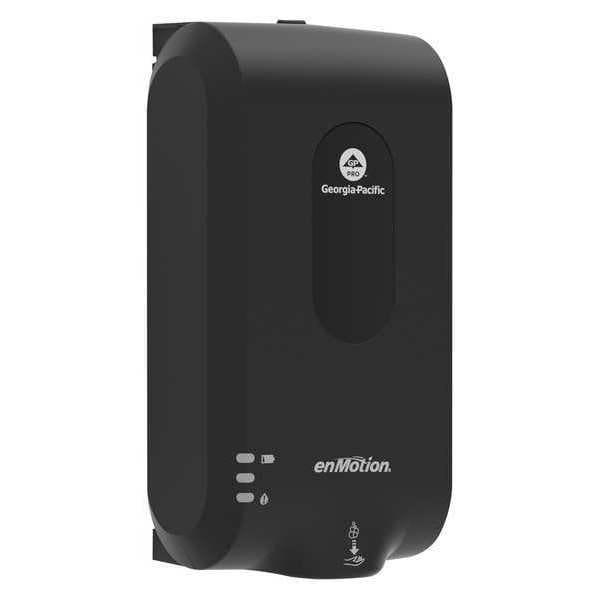 Georgia-Pacific Soap/Sanitizer Dispenser, EnMotion, Auto, 1,000 mL; 1,200 mL Refill Size, Foam, Black, Matte - 52057